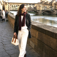Diletta Compact Italian Leather Satchel Bag