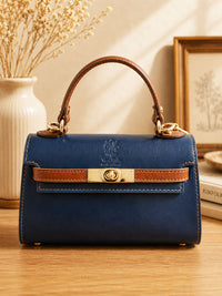 Celestine Italian Leather Top Handle Bag