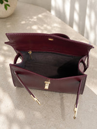 Celestine Italian Leather Top Handle Bag