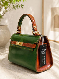 Celestine Italian Leather Top Handle Bag