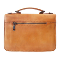 Mini vintage briefcase with two compartments and a front pocket-4