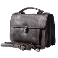 Mini vintage briefcase with two compartments and a front pocket-9