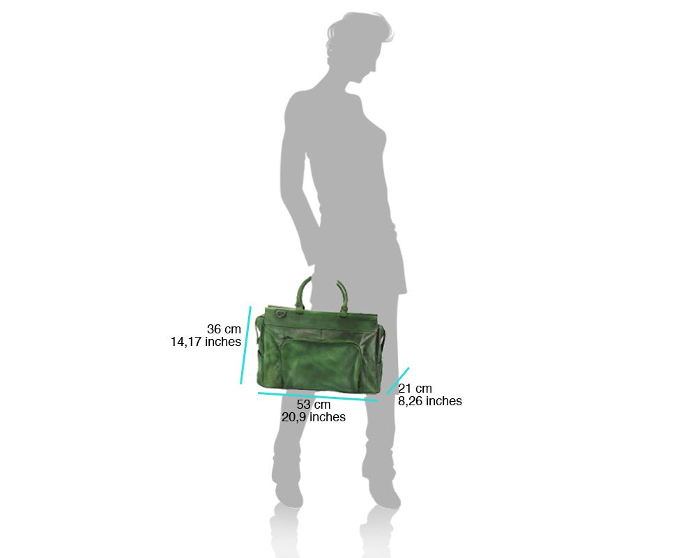 Gennaro Leather Travel Duffle Bag | Men's – Leather Gennaro Leather Travel Duffle Bag | Men's – Leather