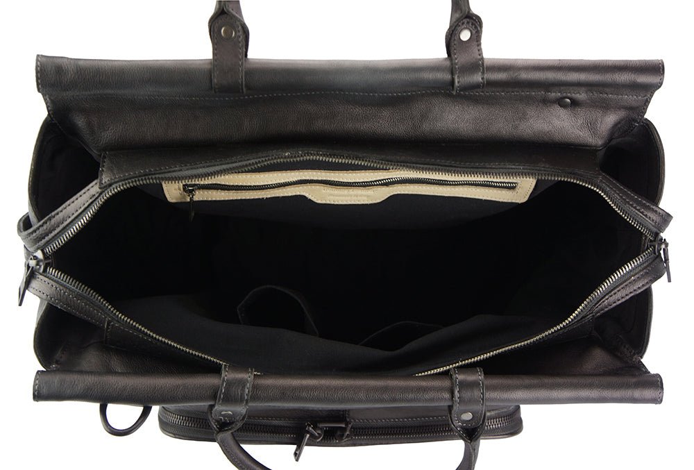 Gennaro Leather Travel Duffle Bag | Men's – Leather