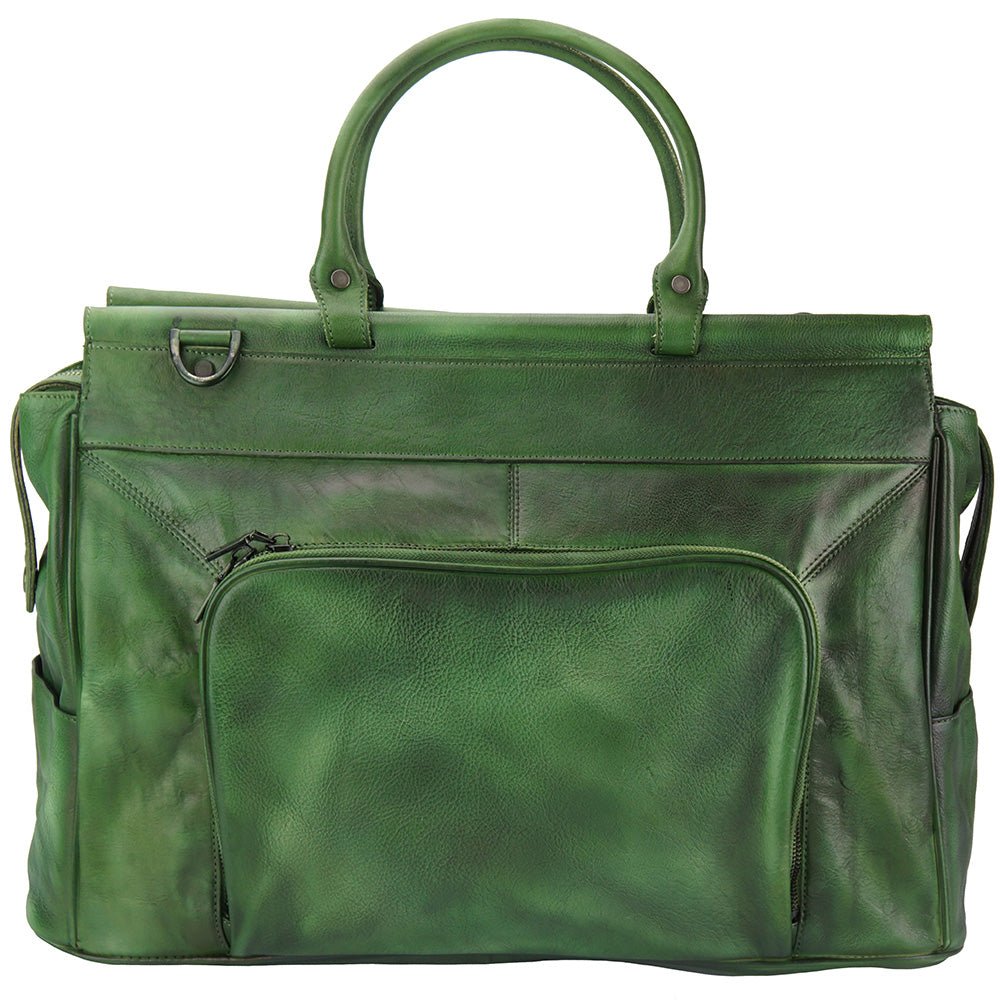 Gennaro Leather Travel Duffle Bag | Men's – Leather