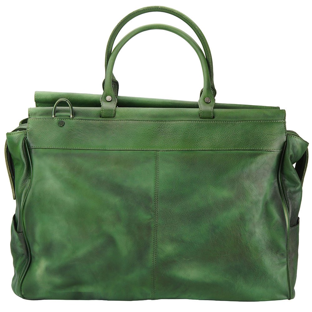 Gennaro Leather Travel Duffle Bag | Men's – Leather