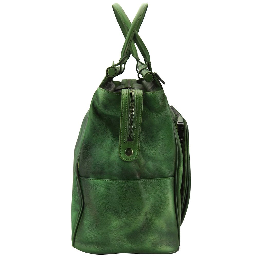 Gennaro Leather Travel Duffle Bag | Men's – Leather