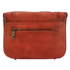 Men's Red Leather Shoulder Bag