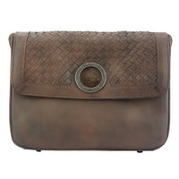 Shoulder flap bag Luna GM by vintage leather-18
