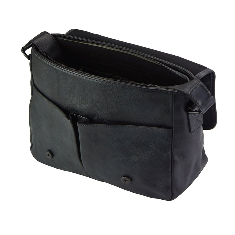 Mattia leather Messenger bag-7