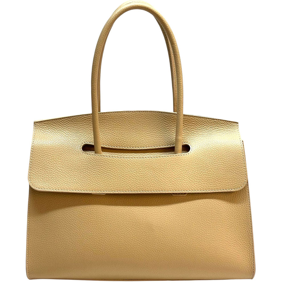 Valeria Structured Italian Leather Handbag