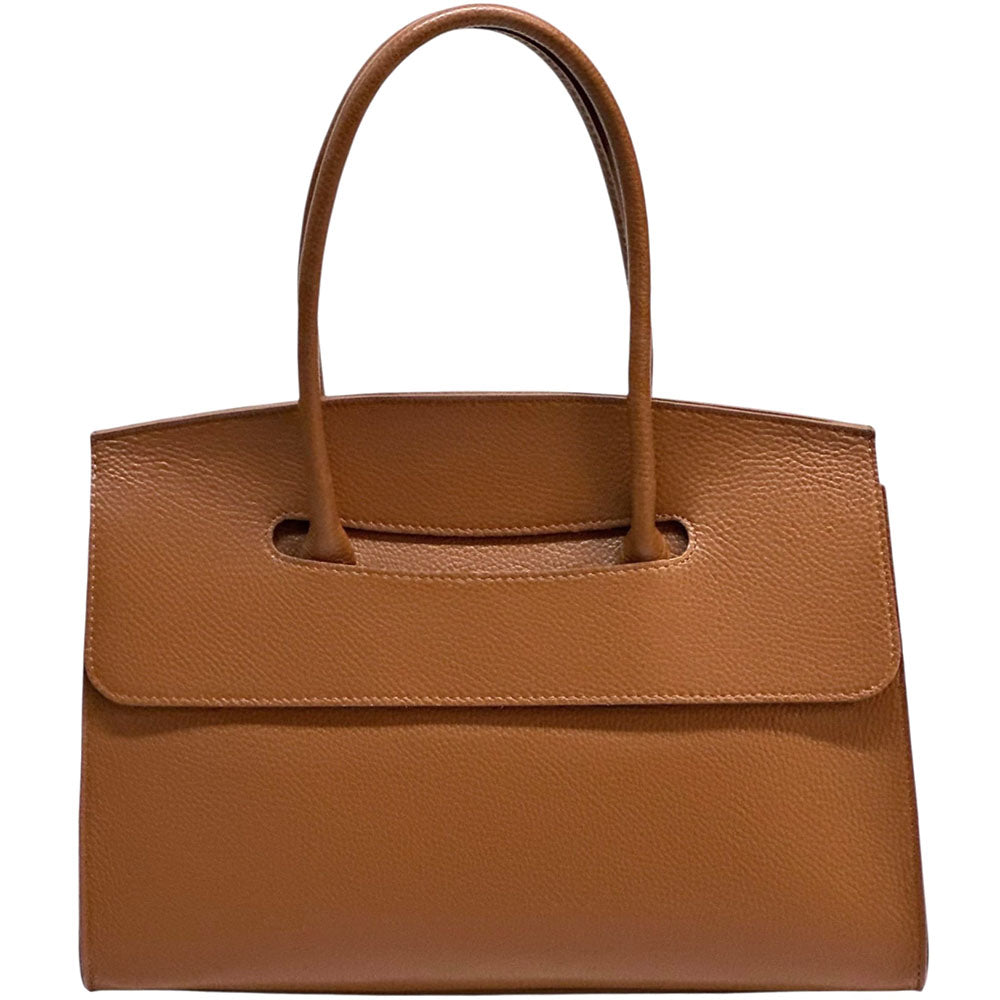 Valeria Structured Italian Leather Handbag
