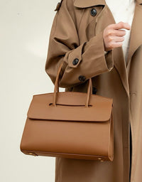 Valeria Structured Italian Leather Handbag
