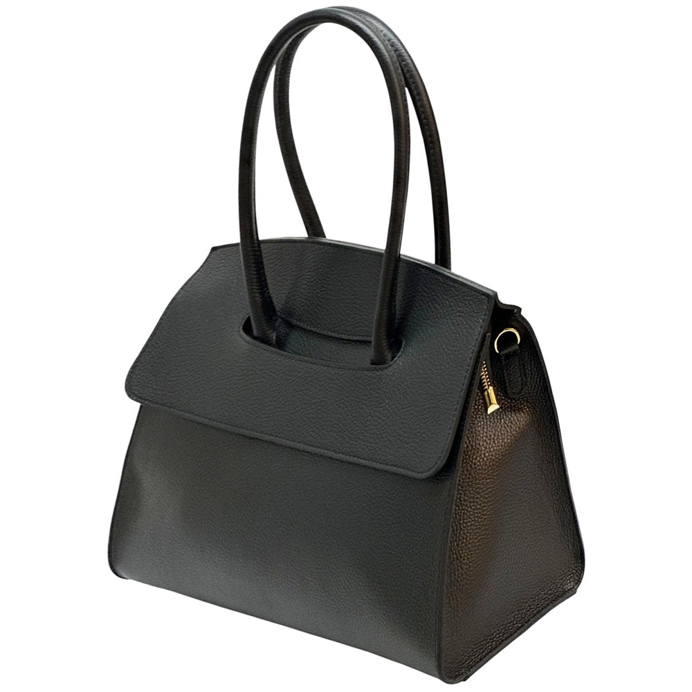 Valeria Structured Italian Leather Handbag