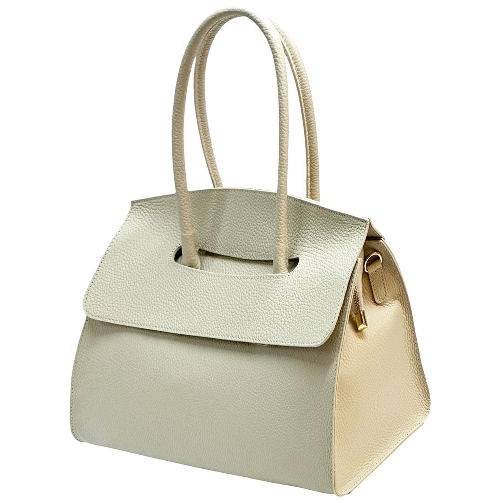 Valeria Structured Italian Leather Handbag