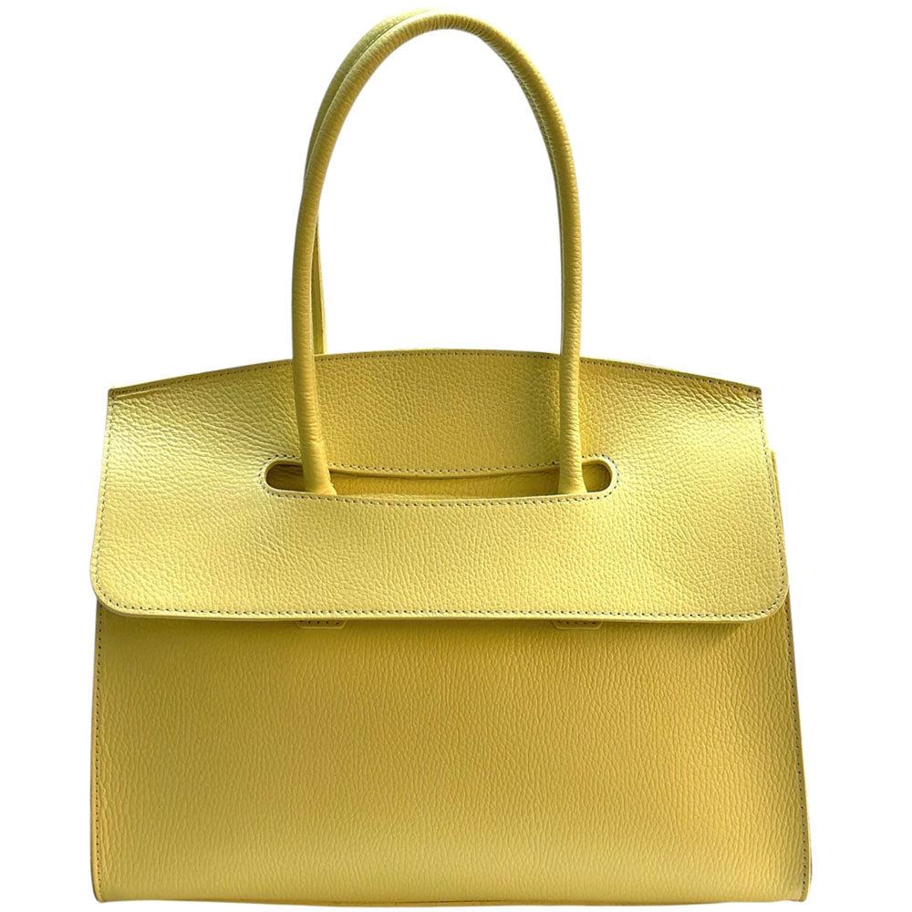 Valeria Structured Italian Leather Handbag
