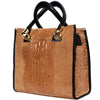 Open Tote leather bag-24