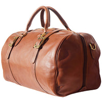Fortunato Italian Leather Travel Bag - Handmade in Florence
