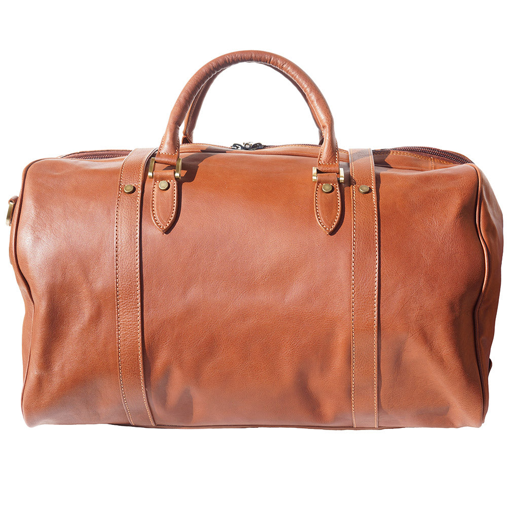 Fortunato Italian Leather Travel Bag - Handmade in Florence