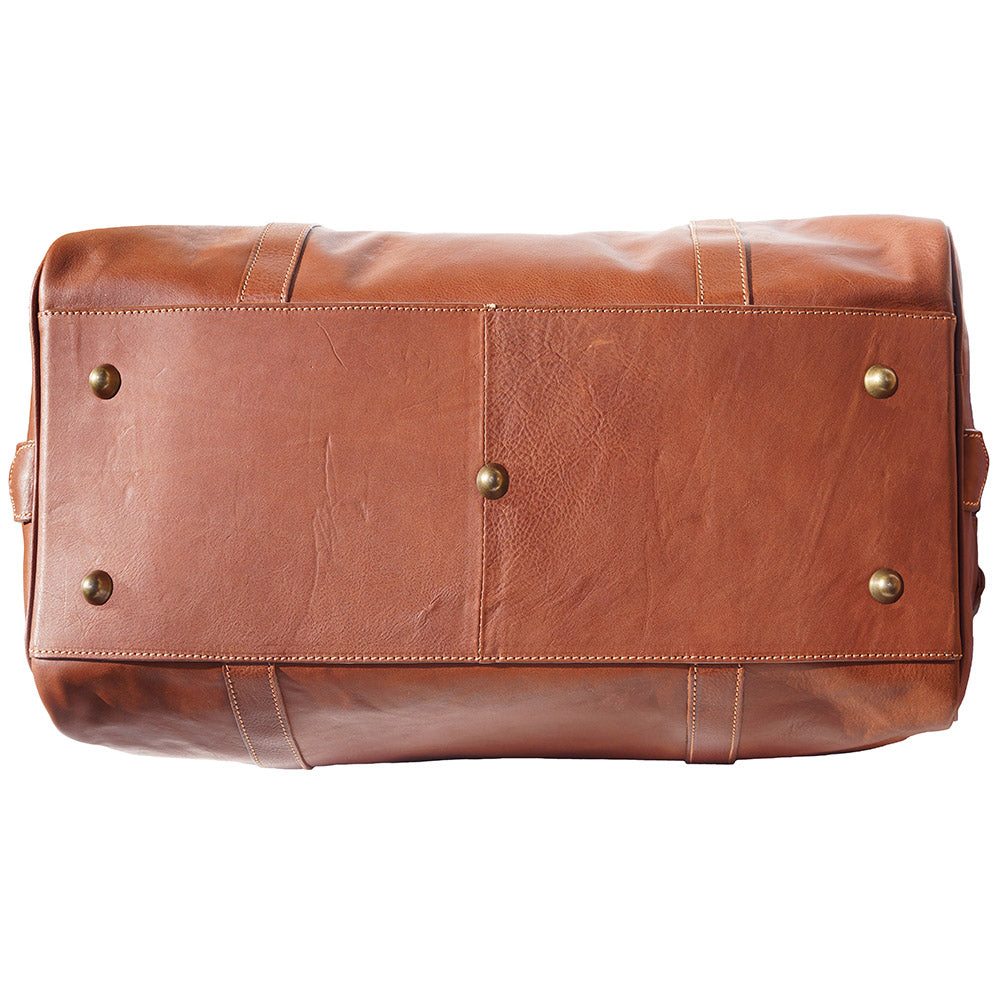 Fortunato Italian Leather Travel Bag - Handmade in Florence