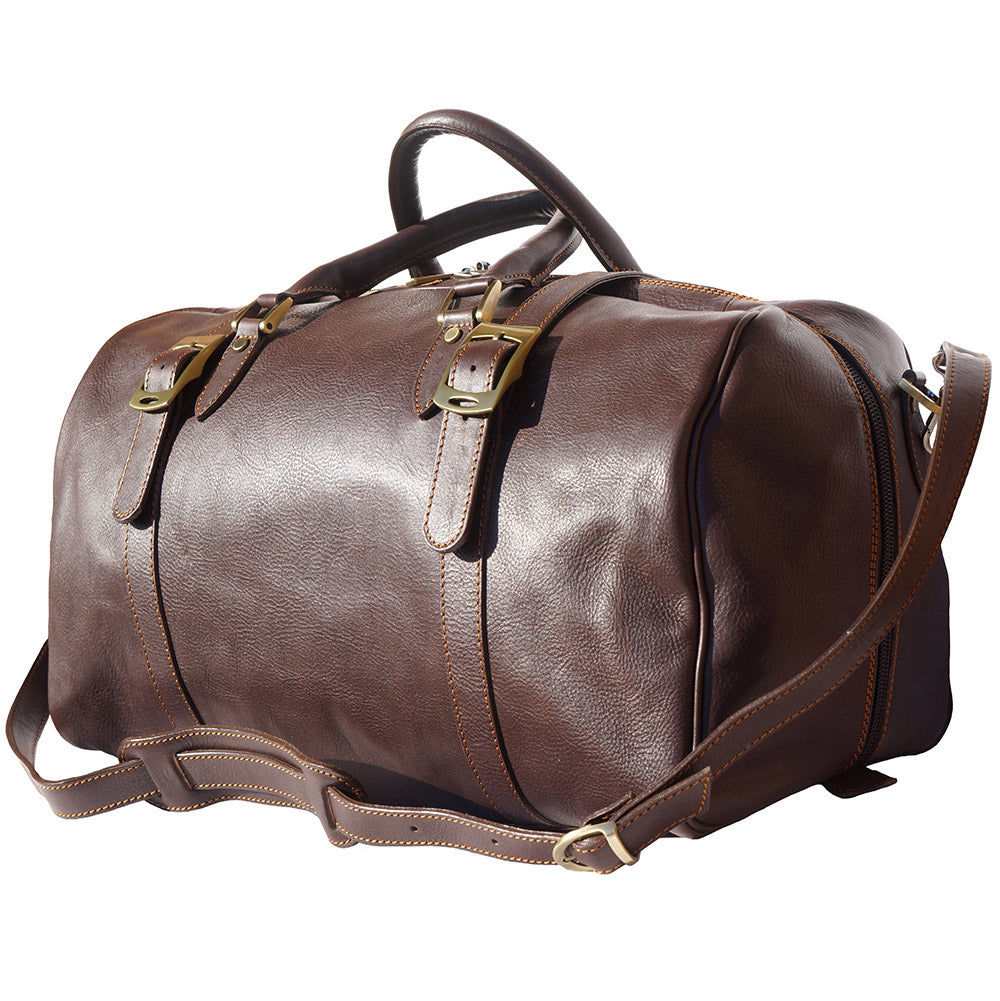 Fortunato Italian Leather Travel Bag - Handmade in Florence