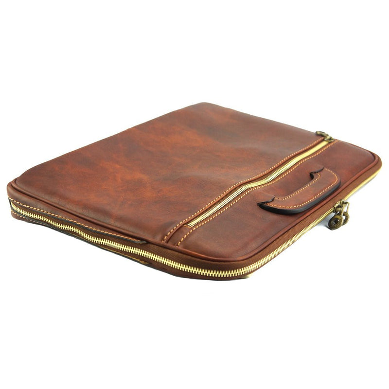 Porte-Documents Jour in Italian Vacchetta leather-1