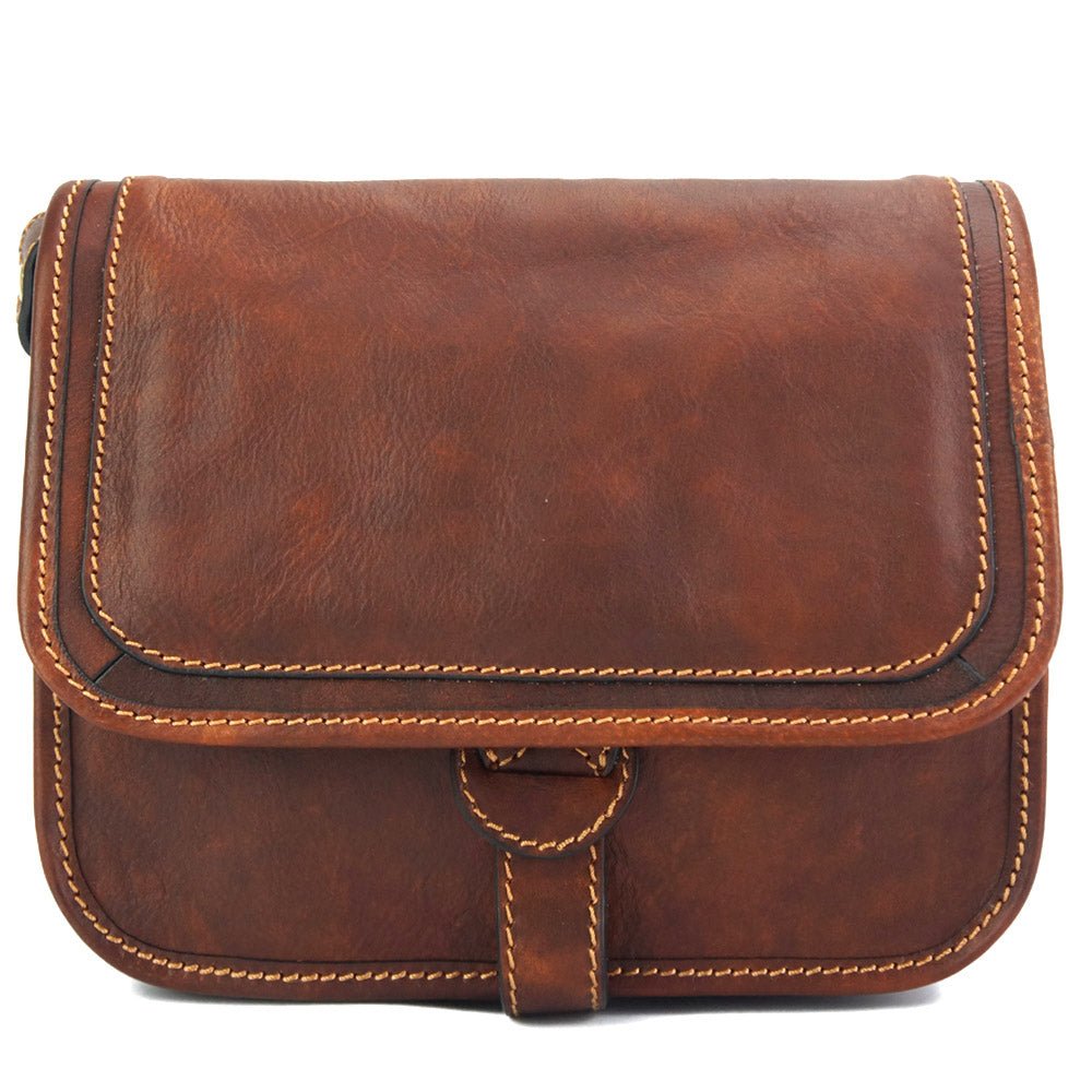 Leather bag leather - Marilena GM in brown