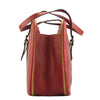 Iéna Shoulder tote in natural cowhide trim-12