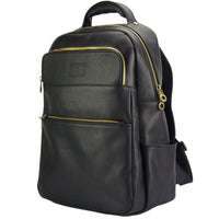 Charlie Leather Backpack: Vintage Chic - Leather Italiano