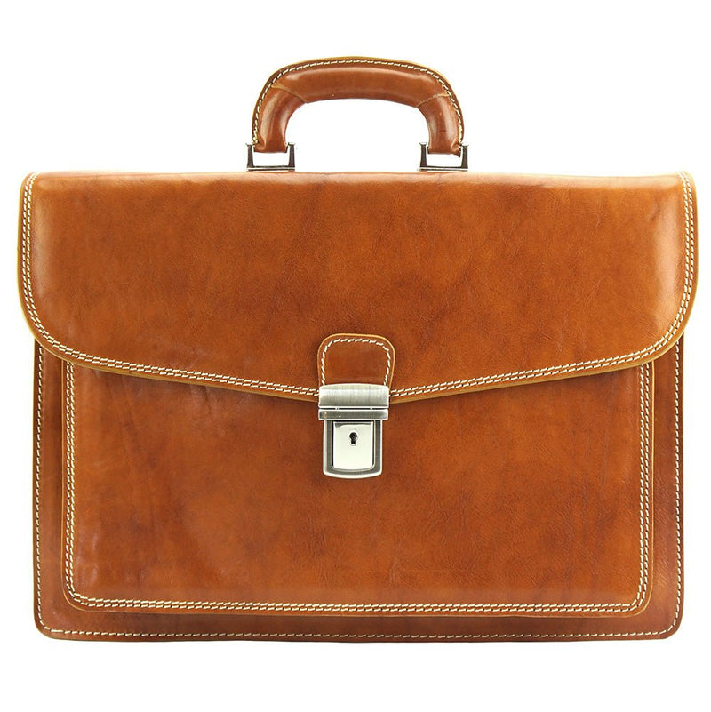 Dalmazio Leather Briefcase-30