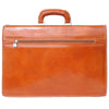 Leather briefcase with two compartments-19