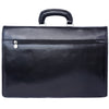 Leather briefcase with two compartments-8