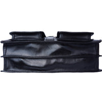 Leather briefcase with two compartments-7