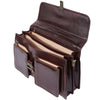 Leather briefcase with two compartments-15