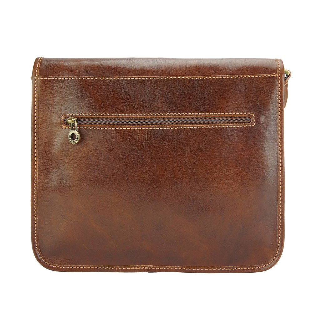 Palmira Leather Messenger Bag-10