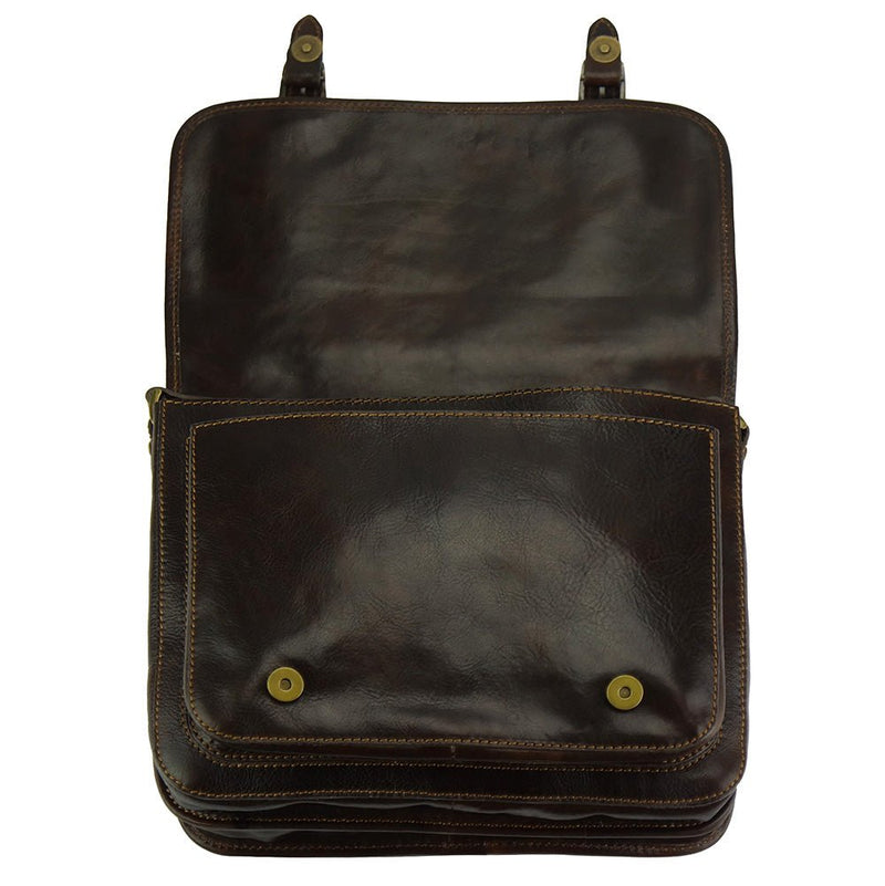 Palmira Leather Messenger Bag-27