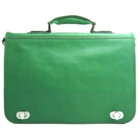 Leather briefcase with two compartments-28