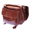 Leather briefcase with two compartments-16