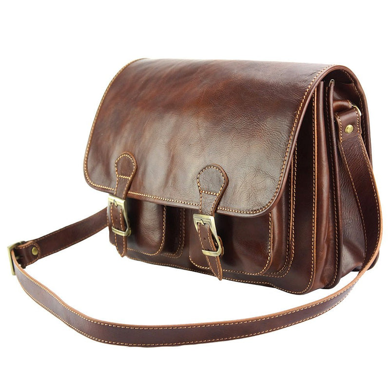 Pamela Leather Messenger Bag-7