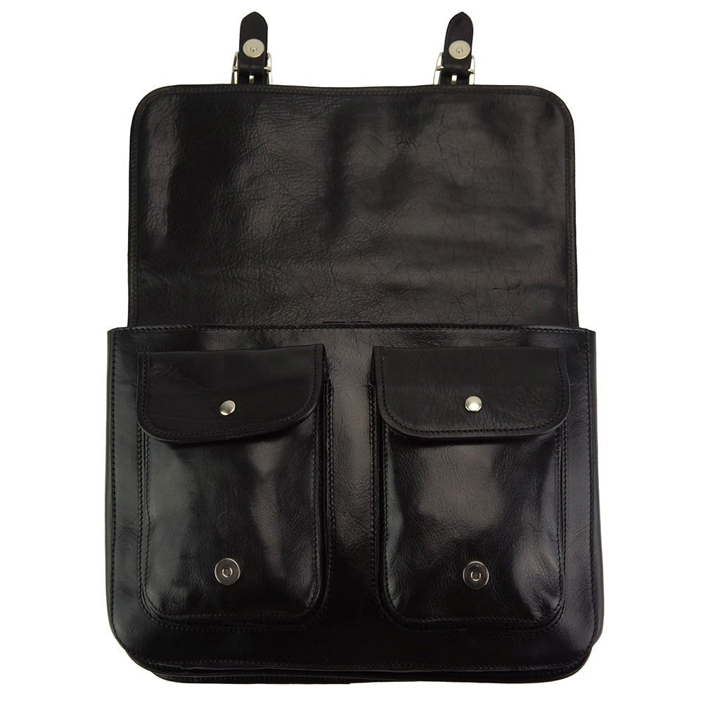 Pamela Leather Messenger Bag-14