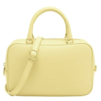 Novara Structured Cow Leather Mini Boston Bag