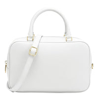 Novara Structured Cow Leather Mini Boston Bag
