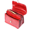 Leather briefcase with Laptop compartment inside-22