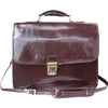 Leather briefcase with Laptop compartment inside-30