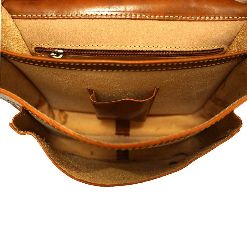 Mini leather messenger bag-8