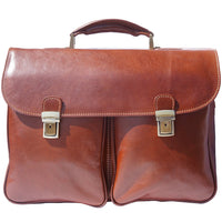 Andrea Leather Business briefcase - Leather Italiano