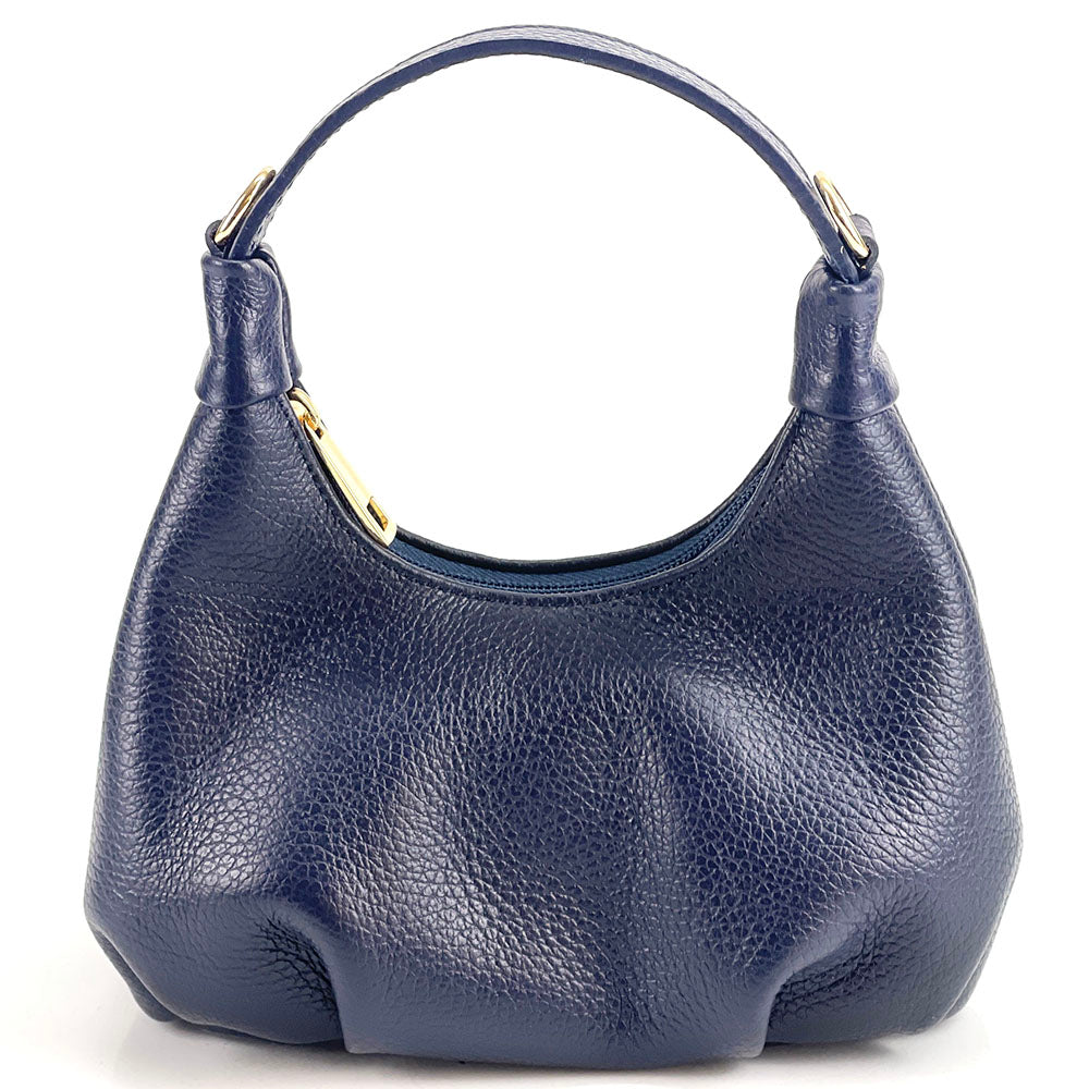 Noemi Compact Italian Leather Hobo Bag