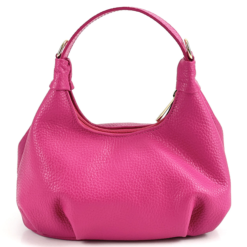 Noemi Compact Italian Leather Hobo Bag