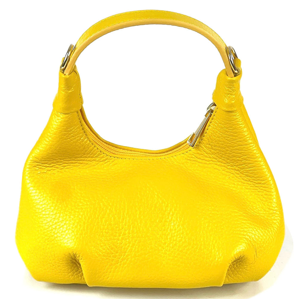 Noemi Compact Italian Leather Hobo Bag