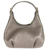 Noemi Compact Italian Leather Hobo Bag
